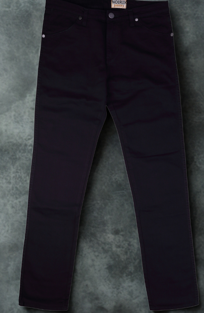 Black Straight Denim